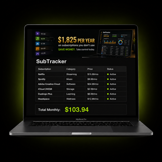 SubTracker: control your Spending with NOTION